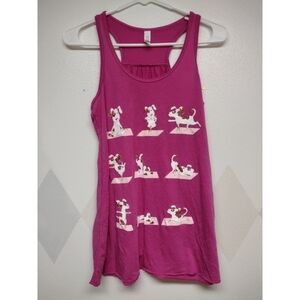 Bella Canvas yoga dog racerback tank